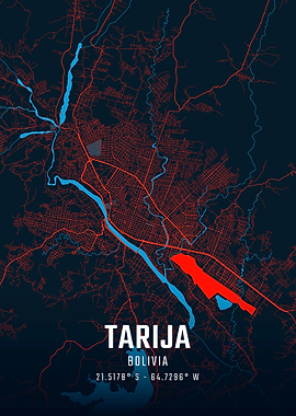 Tarija City Map