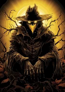 Scarecrow in Autumnal Setting