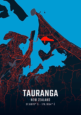 Tauranga City Map