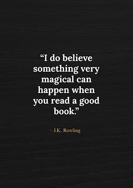 J.K. Rowling Quote on Reading