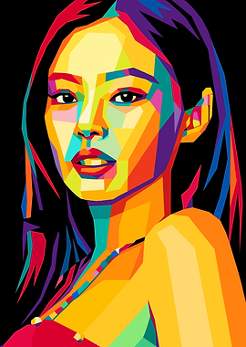 Jennie Kim Wpap Art