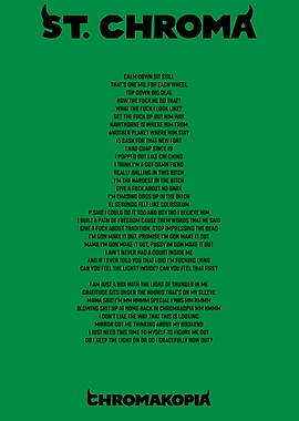 Tylor The Creator St. Chroma Lyrics on Green