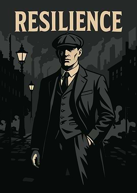 Resilience: Man in Suit, Cityscape