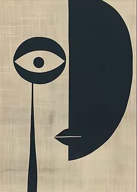 Abstract Face Art with Eye