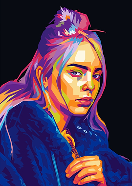 Billie Eilish Pop Art