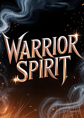 Warrior Spirit Motivational Poster