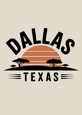 Dallas Texas graphic design illustration