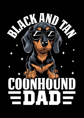 Black and Tan Coonhound Dad