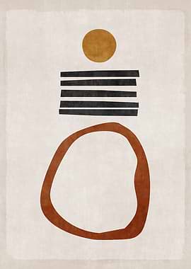 Abstract Shapes 01 Earth Tones