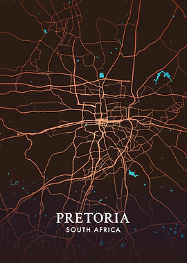 Pretoria City Map