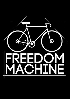 Freedom Machine Bicycle Minimalist Art