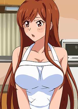 Anime Woman in Apron