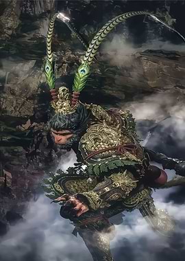 Monkey King in ornate armor