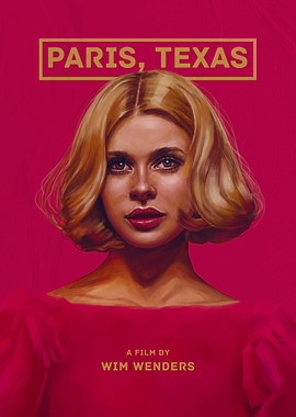 Paris, Texas movie poster art