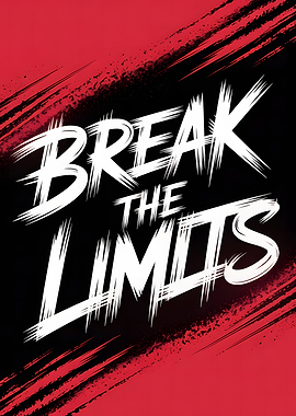 Break the Limits Motivational Poster