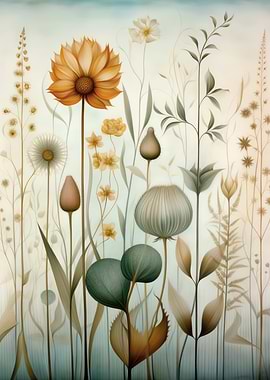 Watercolor Floral Arrangement