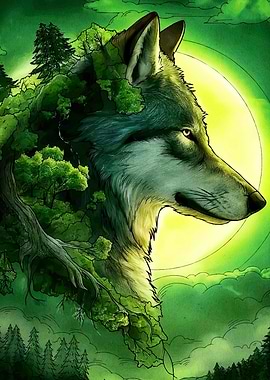 Wolf and Forest Digital