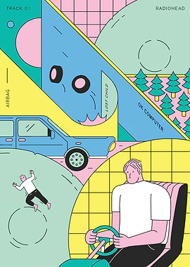 Radiohead OK Computer Album Art