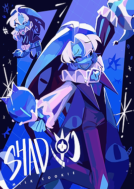 Shadow Milk Cookie Illustration
