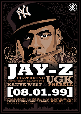 Jay-Z Concert Poster, Madison Square Garden