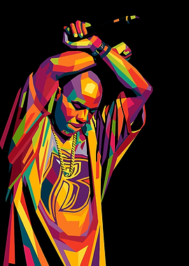DMX Rapper Wpap Art