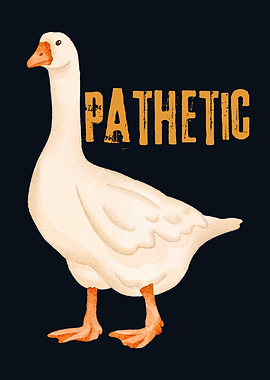 Pathetic Goose Illustration