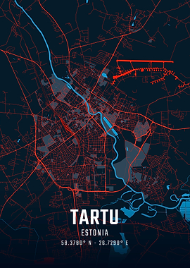 Tartu City Map