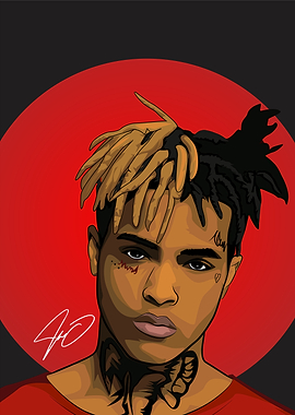 XXXTentacion Portrait Digital Art