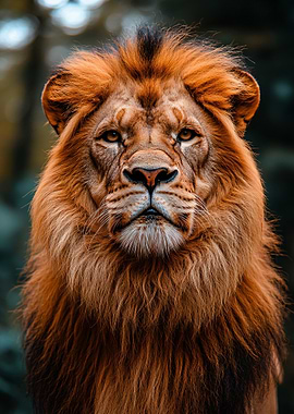 Majestic Lion Portrait
