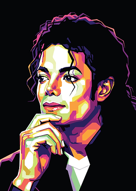 Michael Jackson Pop Art Portrait