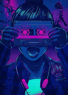 Awesome Mix Vol. 1 Retro Art