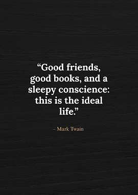 Mark Twain Book Lover Quote