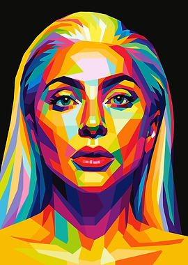 Lady Gaga Wpap Art