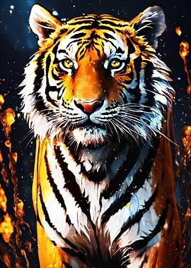 Majestic Tiger Portrait