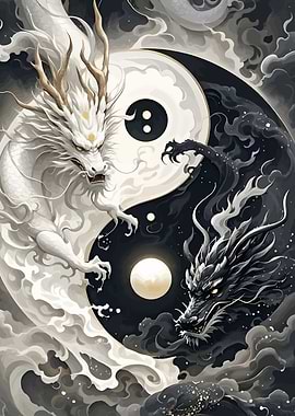 Yin Yang Dragons