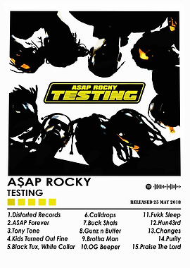 ASAP Rocky - Testing Album Cover