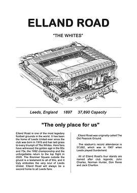 Elland Road Stadium Illustration