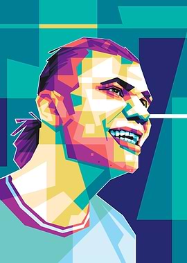 super haaland pop art