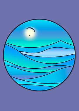 Paragliding over Hills