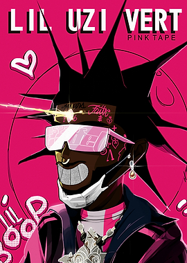 Lil Uzi Vert Pink Tape Artwork