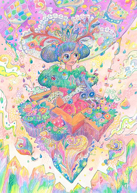 Journey to the Multicolored Crystal Planet