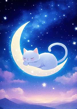 Sleeping Cat Moon