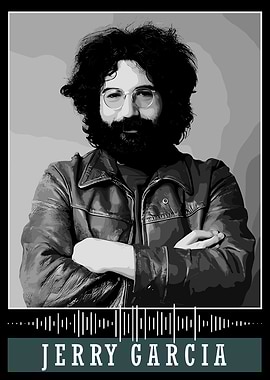 Jerry Garcia Portrait Art