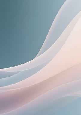 Abstract Pastel Waves