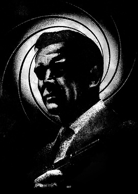 James Bond 007 Black and White
