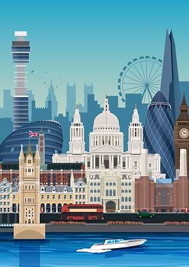 London Travel Poster