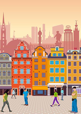 Stockholm Travel Print