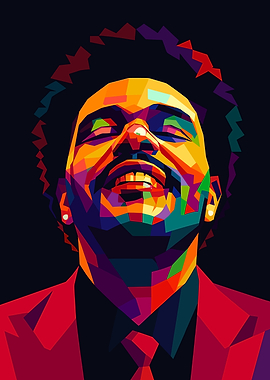 The Weeknd Wpap Art