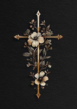 Floral Cross