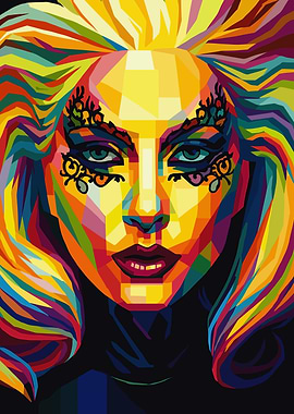 Lady Gaga Wpap Art